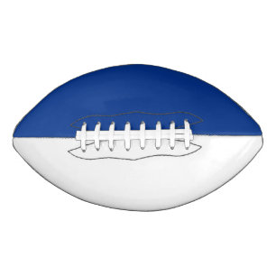 College Sports Team Colours Blue/White Football