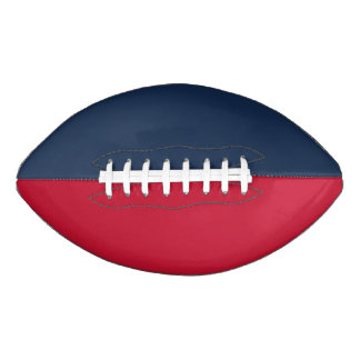 College Sports Team Colours Navy Blue/Red Football