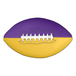 College Sports Team Colours Purple/Gold Football