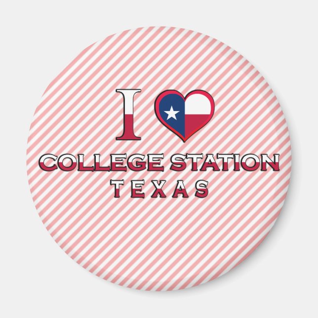 College Station, Texas Magnet (Front)