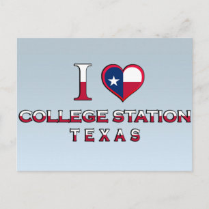 College Station, Texas Postcard