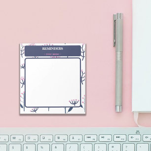 College Stationery Pink Mimosa Customise Notepad