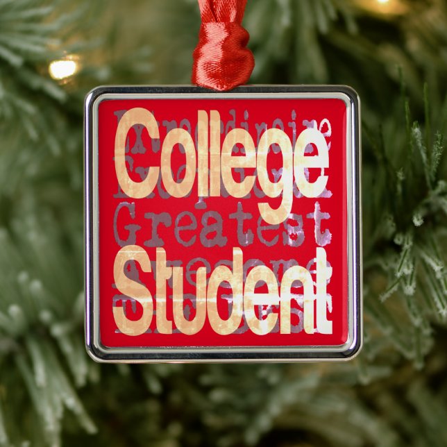 College Student Extraordinaire Metal Tree Decoration (Tree)