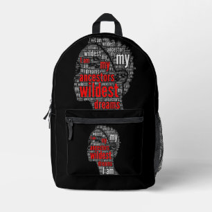 College Student My Ancestors Wildest Dreams Printed Backpack