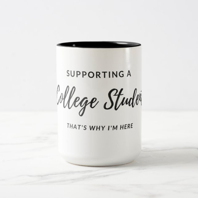 College Student Parent Coffee Mug Gift (Center)
