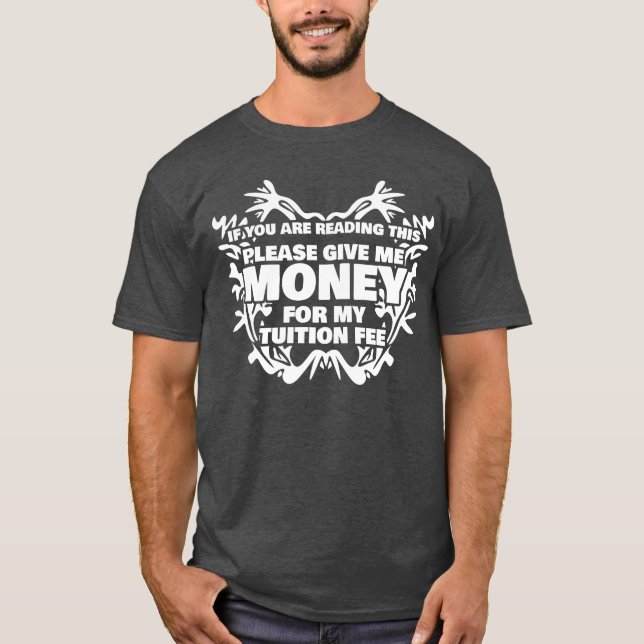 College Studentuition Fee retro T-Shirt (Front)