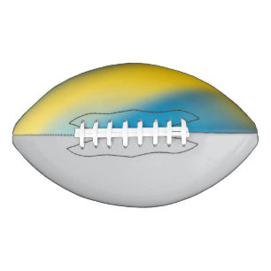 College Team Colours Blue/Yellow/Grey Football