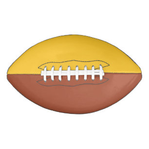 College Team Colours Brown/Yellow Football