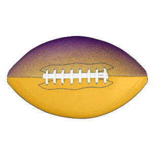 College Team Colours Purple/Yellow Football