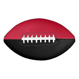 College Team Colours Red/Black Football