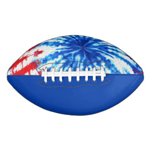 College Team Colours Red/White/Blue Football