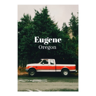 College town of Eugene - Oregon Photo Print