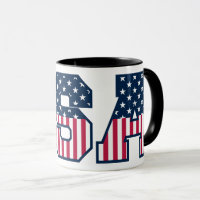 College USA Font Red White Blue Stars And Stripes