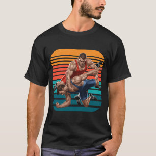 College Wrestling Wrestler Graphic Tee Athlete