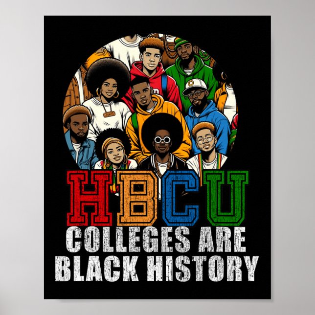 Colleges Are Black History Month  Poster (Front)