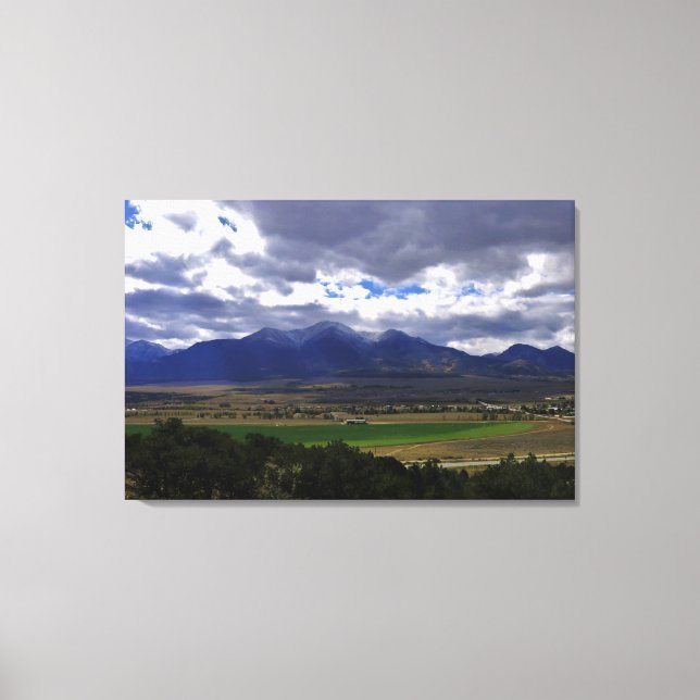 Collegiate Peaks Canvas Print (Front)