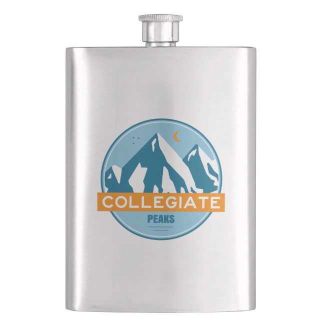 Collegiate Peaks Colorado Hip Flask (Front)