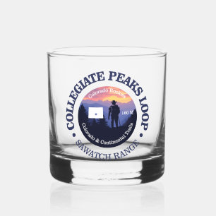 Collegiate Peaks (rd2) Whiskey Glass