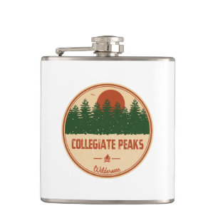 Collegiate Peaks Wilderness Colorado Hip Flask