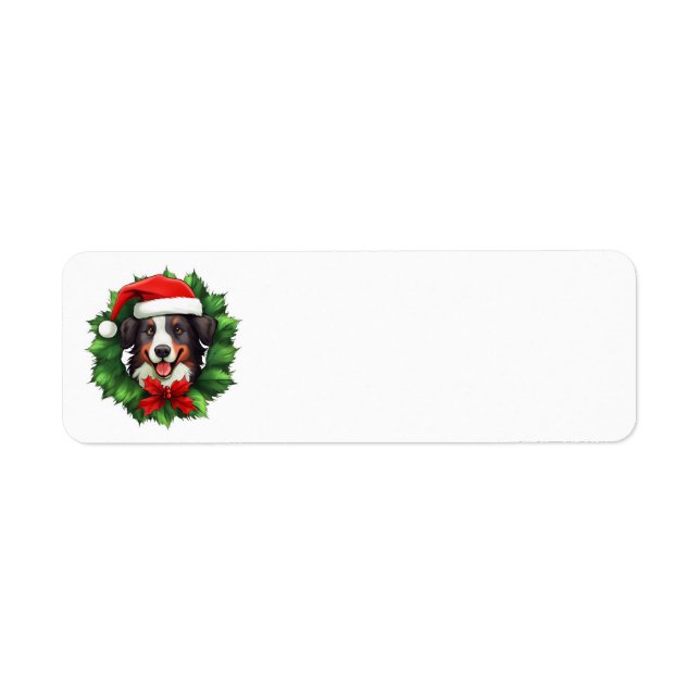 Collie Christmas Wreath (Front)