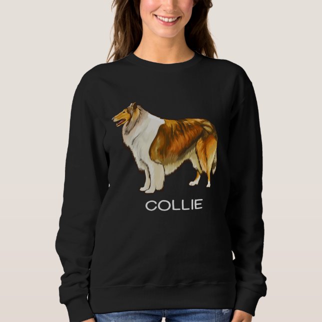 Collie Crazy Dog Sweatshirt (Front)