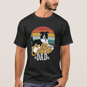 Collie dad collie dogs dad walking dogs fan 1 T-Shirt