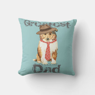 Collie Dad Cushion
