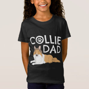 Collie Dad Cute Dog Puppy Pet Animal Lover Gift T-Shirt