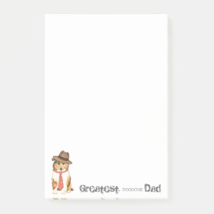 Collie Dad Post-it Notes