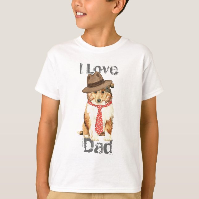 Collie Dad T-Shirt (Front)