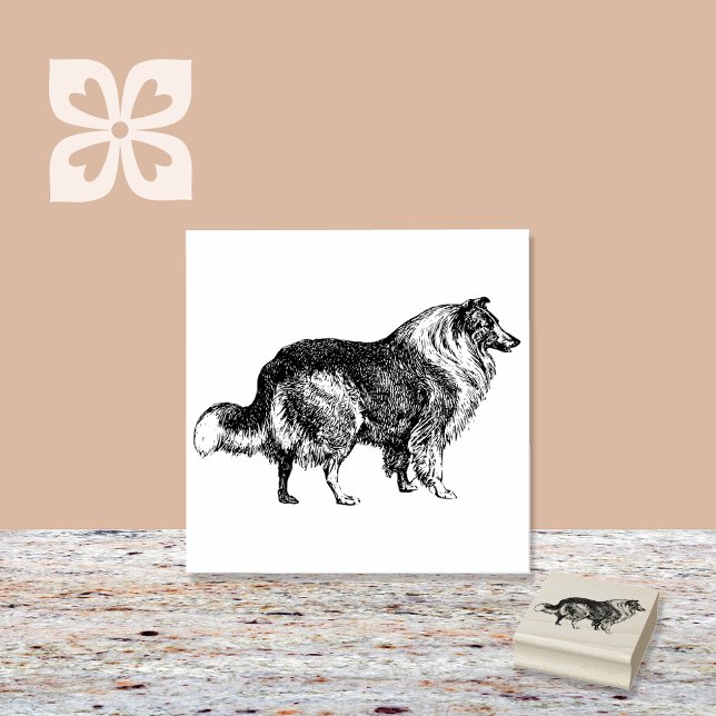 Collie Dog Breed Rubber Stamp (Creator Uploaded)