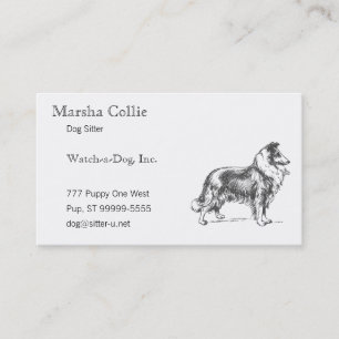 Collie Dog Business Card