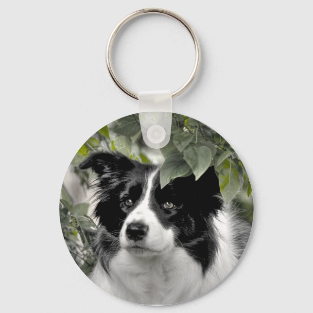 Collie Dog KEY RING (Front)