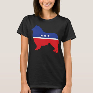 Collie Dog  Political Symbol Election Mascot T-Shirt
