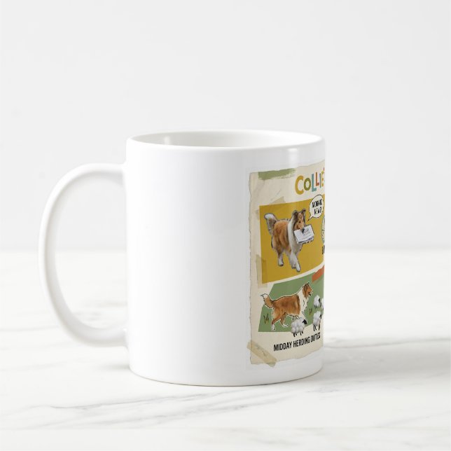 Collie Everyday Occupation Coffee Mug (Left)