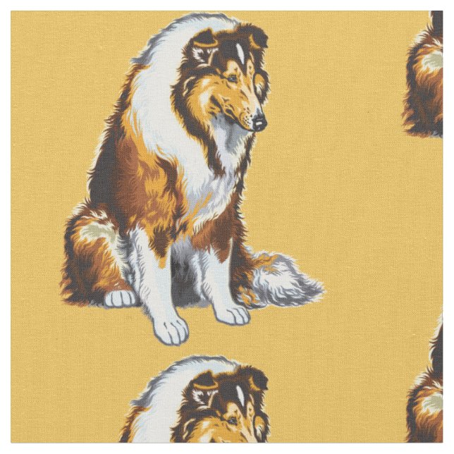 collie fabric (Close Up)