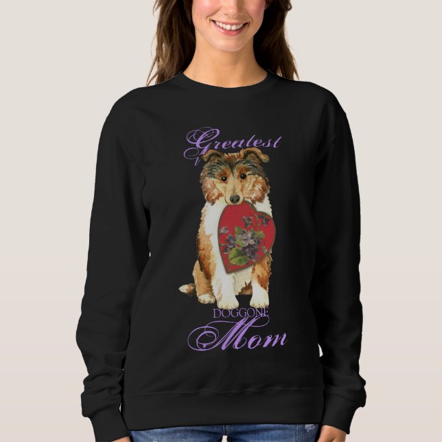 Collie Heart Mum Sweatshirt (Front)