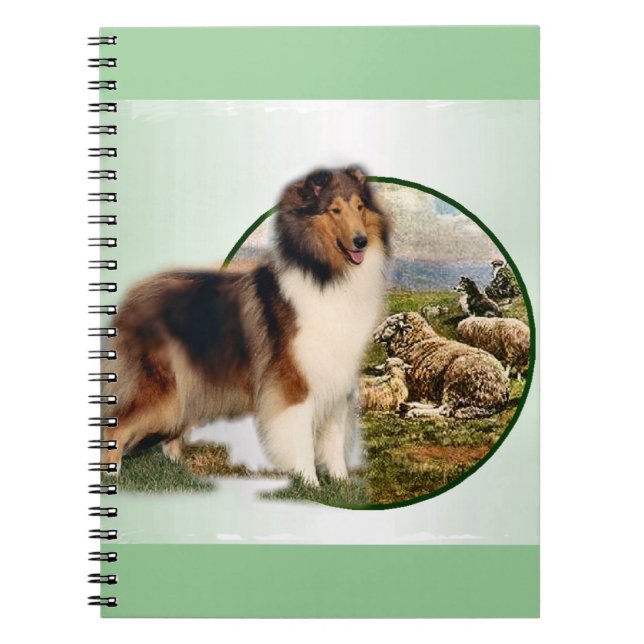 Collie Keeper of the Sheep Notebook (Front)