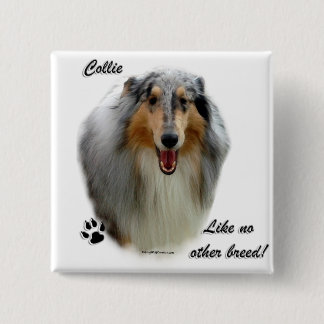 Collie Like No Other Breed 15 Cm Square Badge