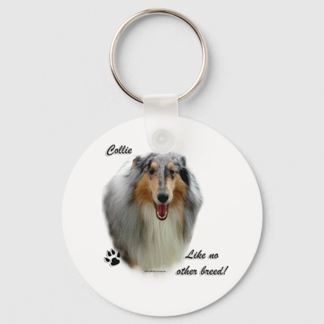 Collie Like No Other Breed Keychain (Front)