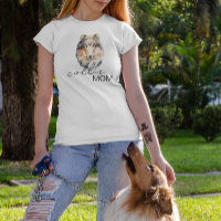 Collie Mum Cute Watercolor Dog lover 