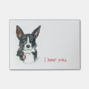 Collie Post it notes / YourDogPortrait.com