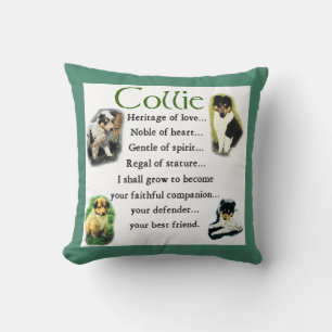 Collie Puppy Heritage of Love Cushion