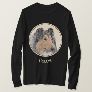 Collie (Rough) Painting - Cute Original Dog Art T-Shirt