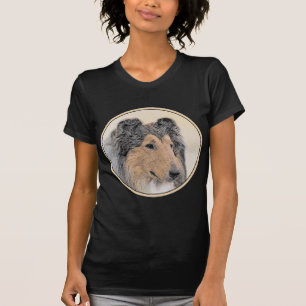 Collie (Rough) Painting - Cute Original Dog Art T-Shirt