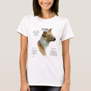 Collie (sable smooth) History Design T-Shirt