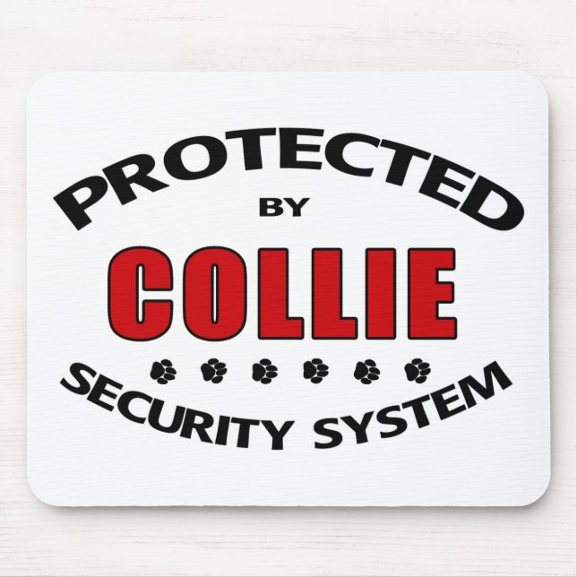 Collie Security Mouse Pad (Front)