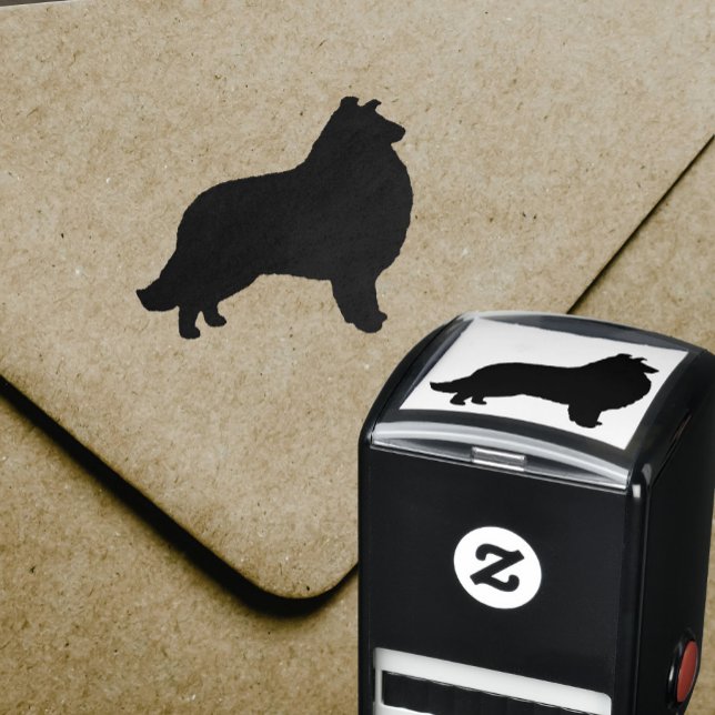 Collie Silhouette Self-inking Stamp (Creator Uploaded)
