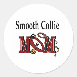 Collie Smooth Mum Sticker