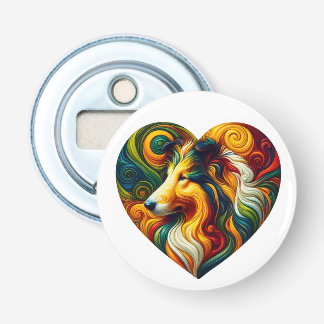 Collie Swirl Bottle Opener